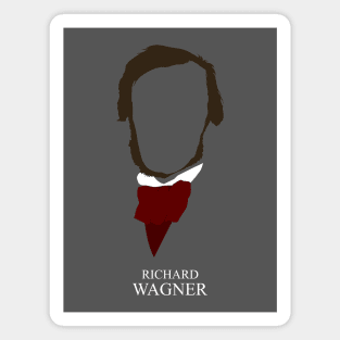 Richard Wagner - Minimalist Portrait Magnet